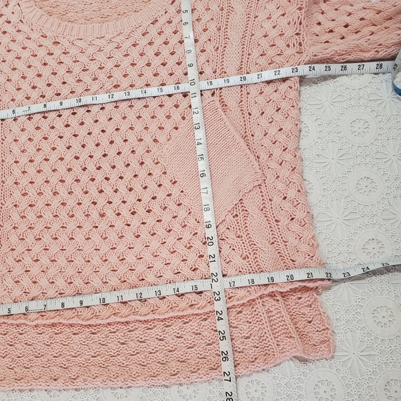 Blu Pepper Sweater, Soft Coral Pink, Sz M - Picture 5 of 8
